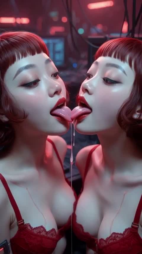 cute women lesbians kiss fetish