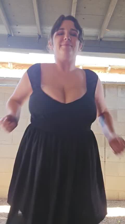 Showing off my cute new dress!