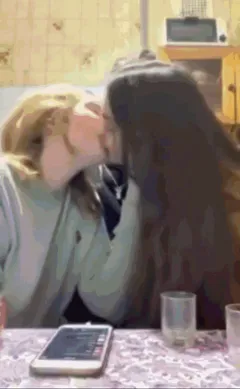 Got so intense... girlskissing