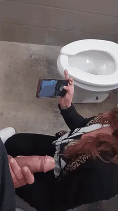 High on coke blowjob in a public restroom PublicBlowjobs