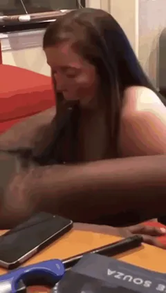 Very passionate wife blacktowhite