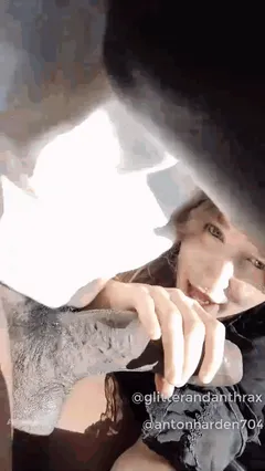 abbie sykes gives anton harden road head then fucks him in a parking lot WhiteGirl_Sucking_BBC